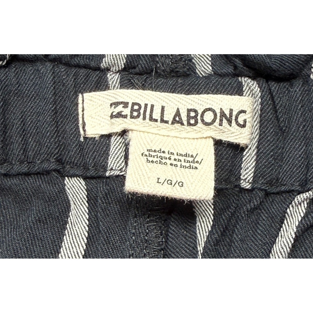 Billabong Large New Waves High Waisted Striped Wide-Leg Palazzo Pants - Picture 6 of 11
